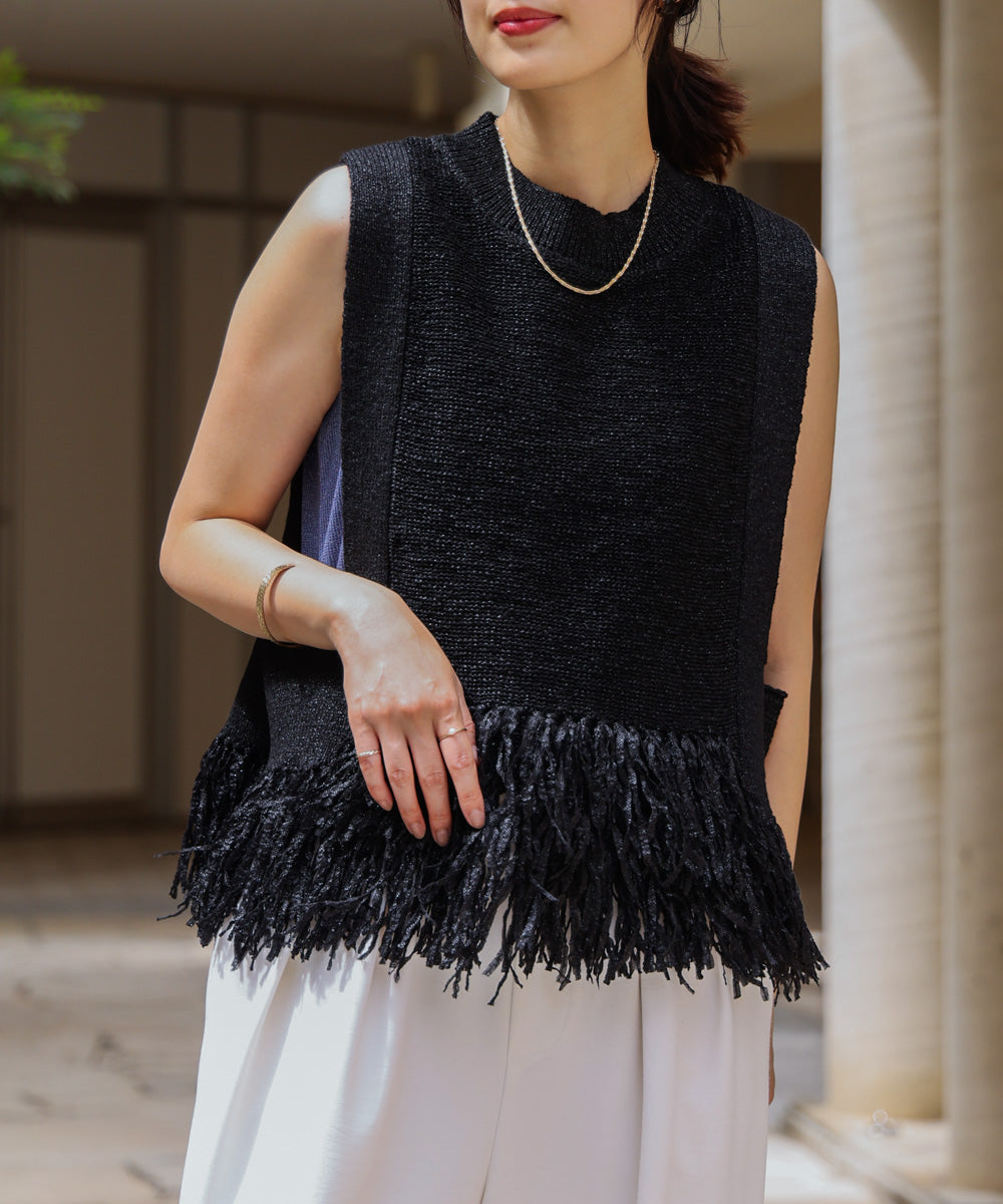 【新色追加】フェザーヤーンニットベスト