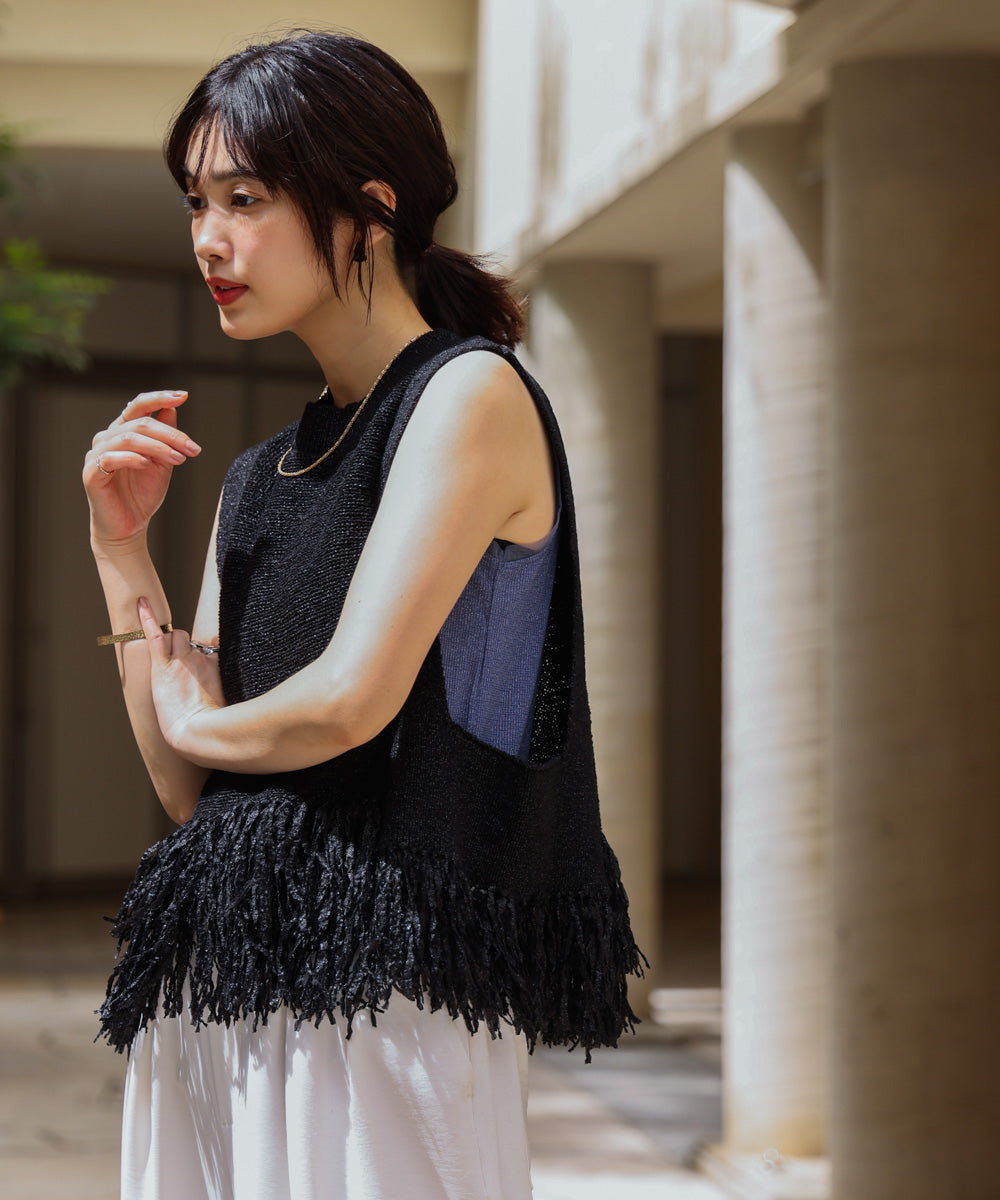 【新色追加】フェザーヤーンニットベスト