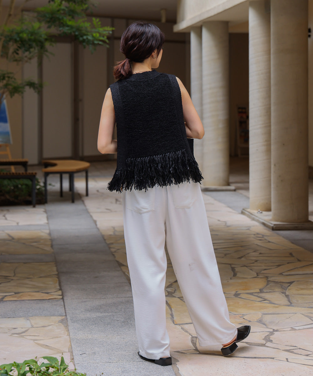 【新色追加】フェザーヤーンニットベスト