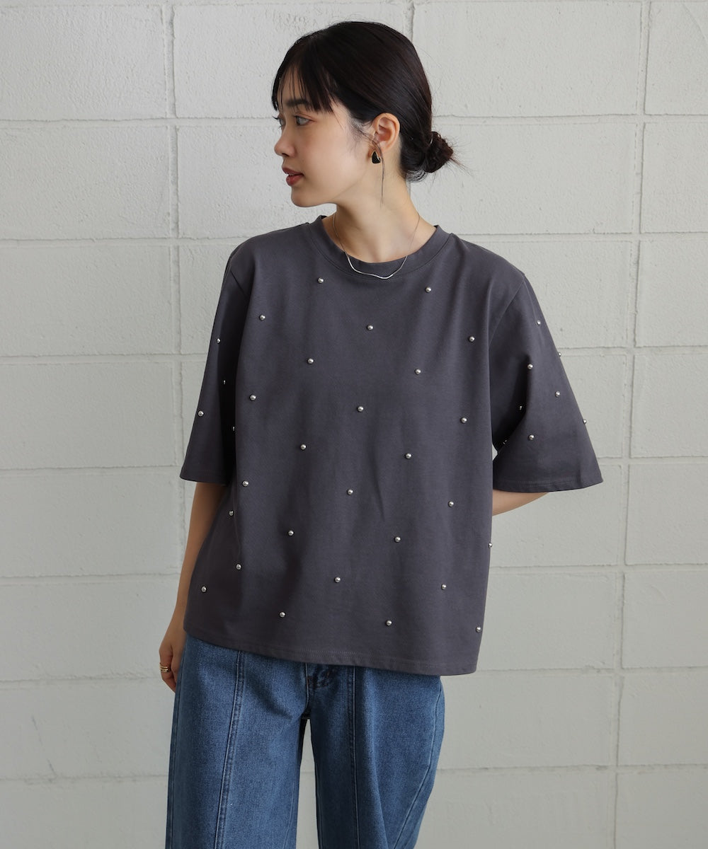 スタッズビジューT