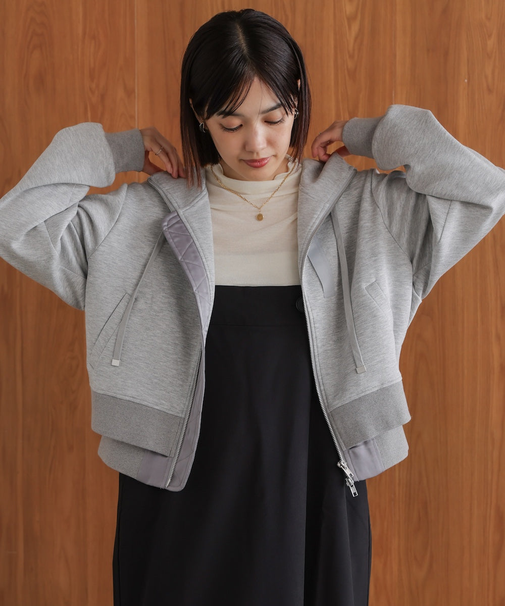 ダンボールレイヤードパーカー