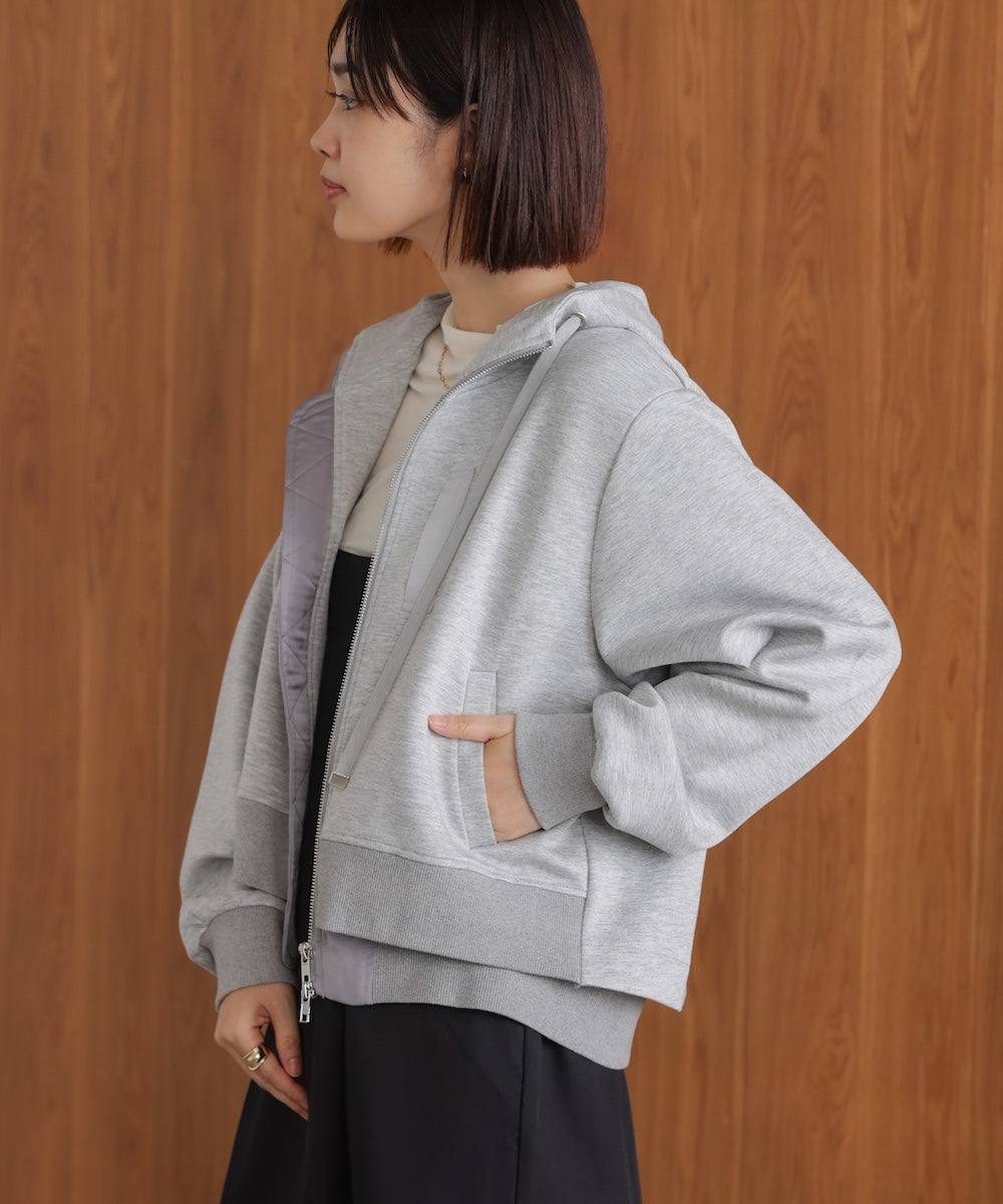 ダンボールレイヤードパーカー