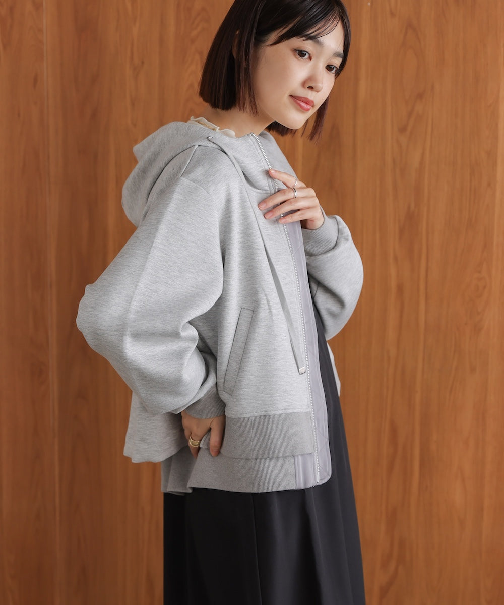 ダンボールレイヤードパーカー