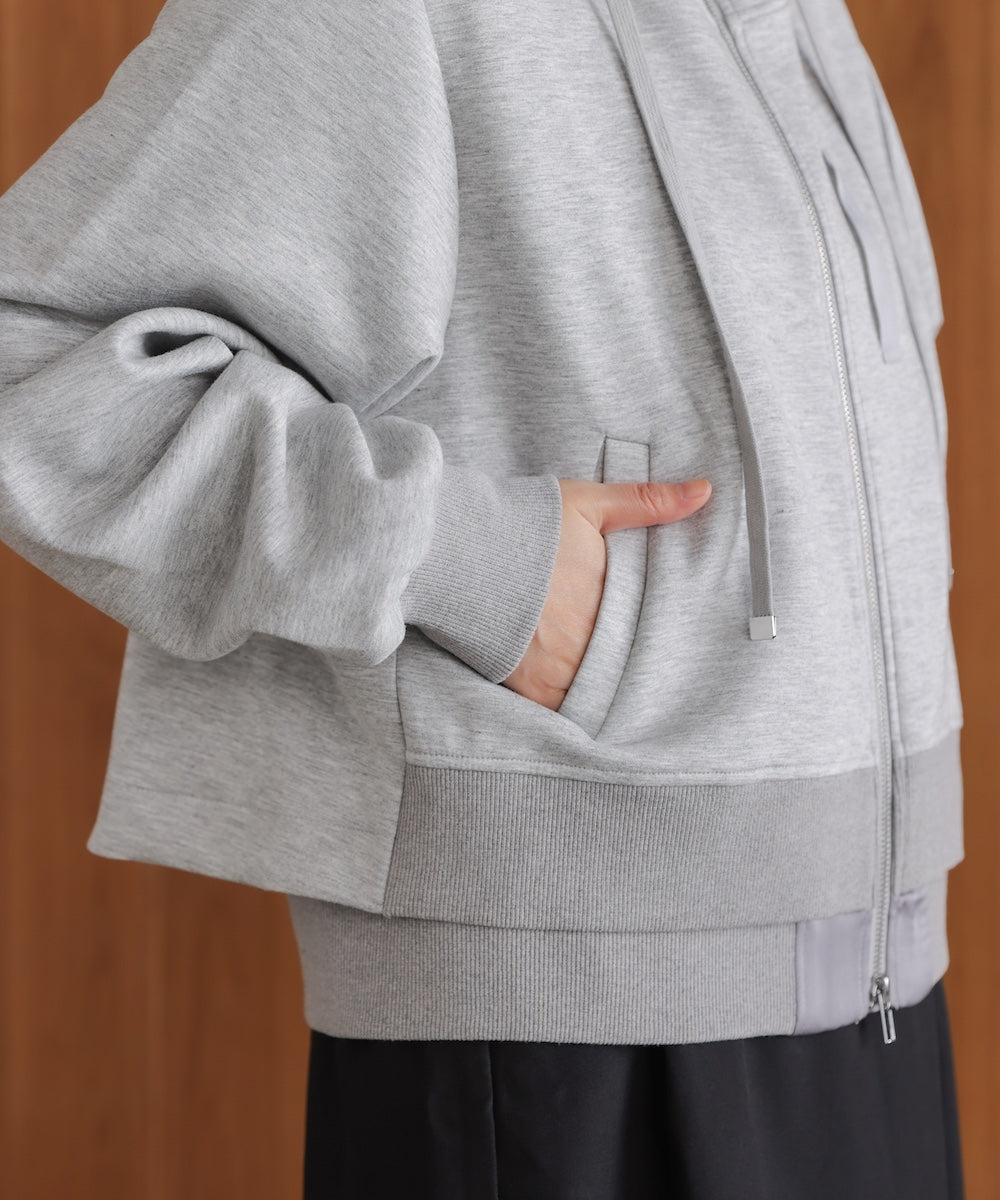 ダンボールレイヤードパーカー