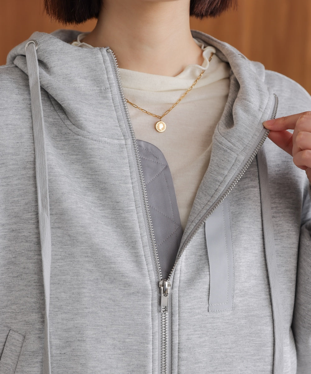 ダンボールレイヤードパーカー