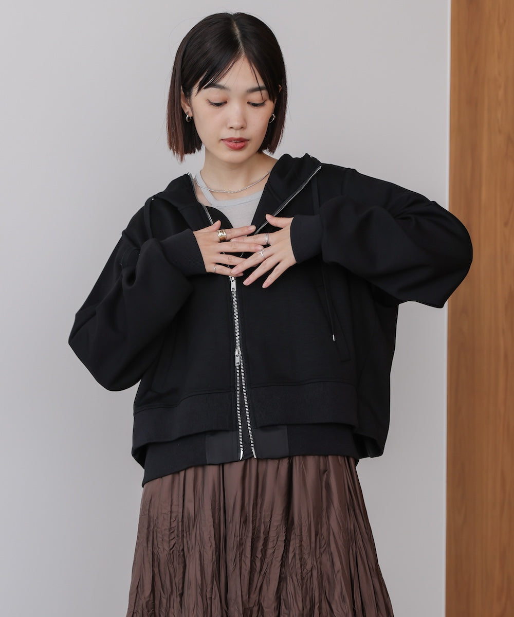 ダンボールレイヤードパーカー