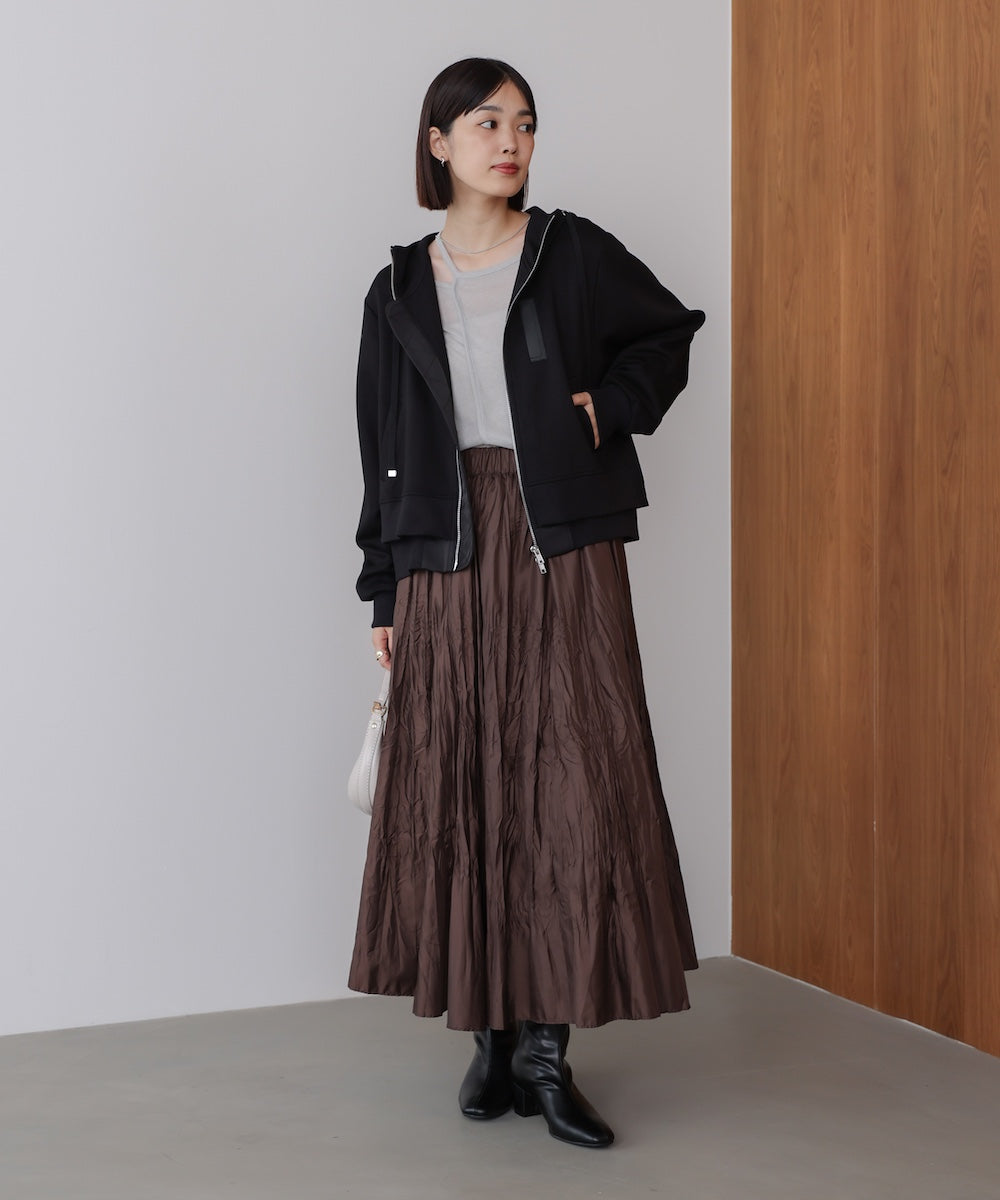 ダンボールレイヤードパーカー