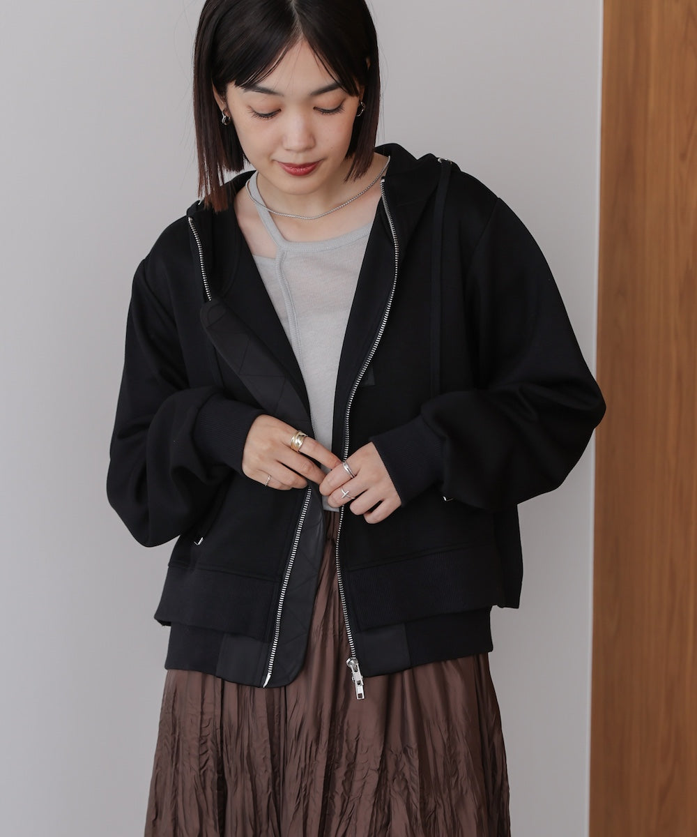 ダンボールレイヤードパーカー