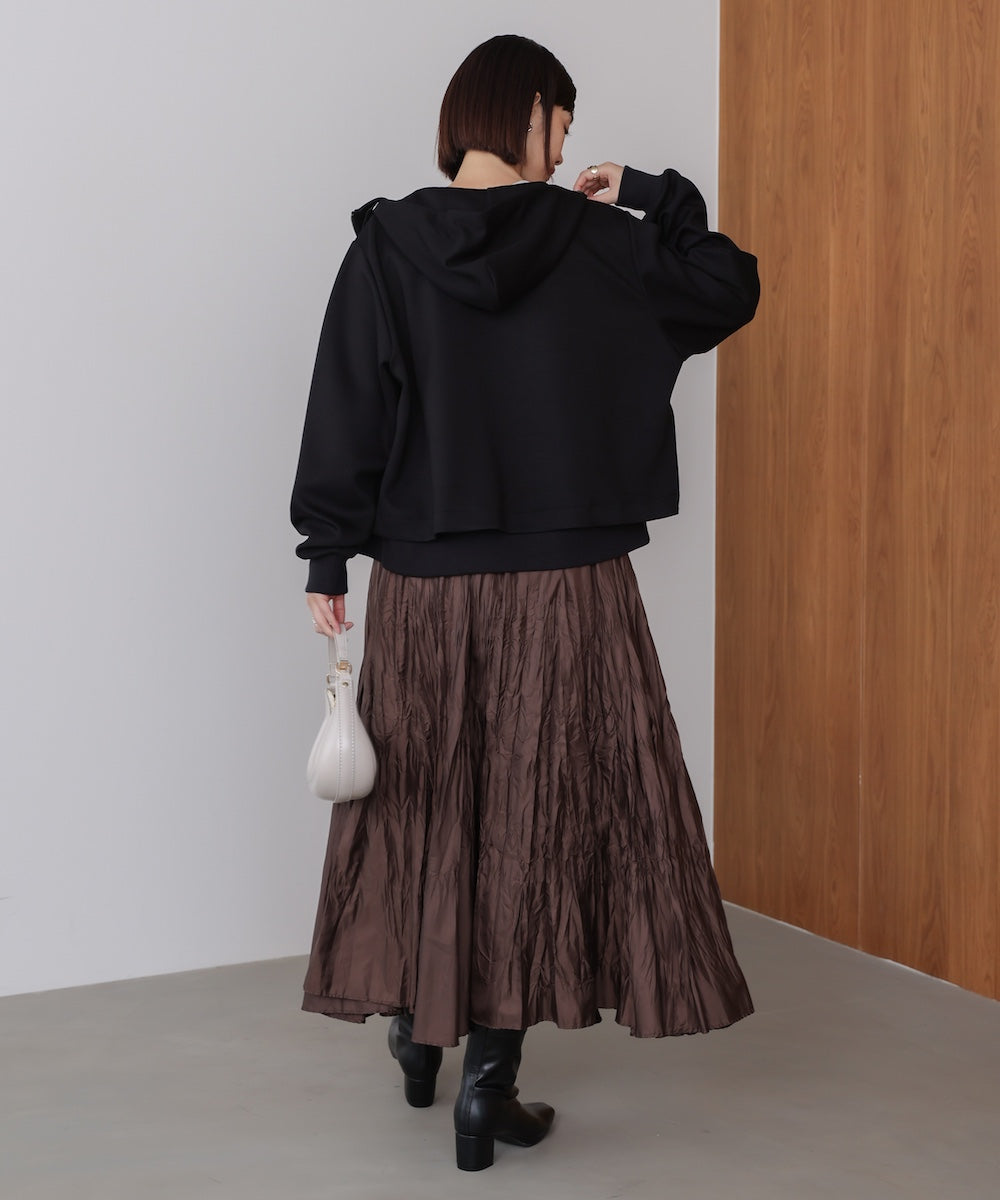 ダンボールレイヤードパーカー