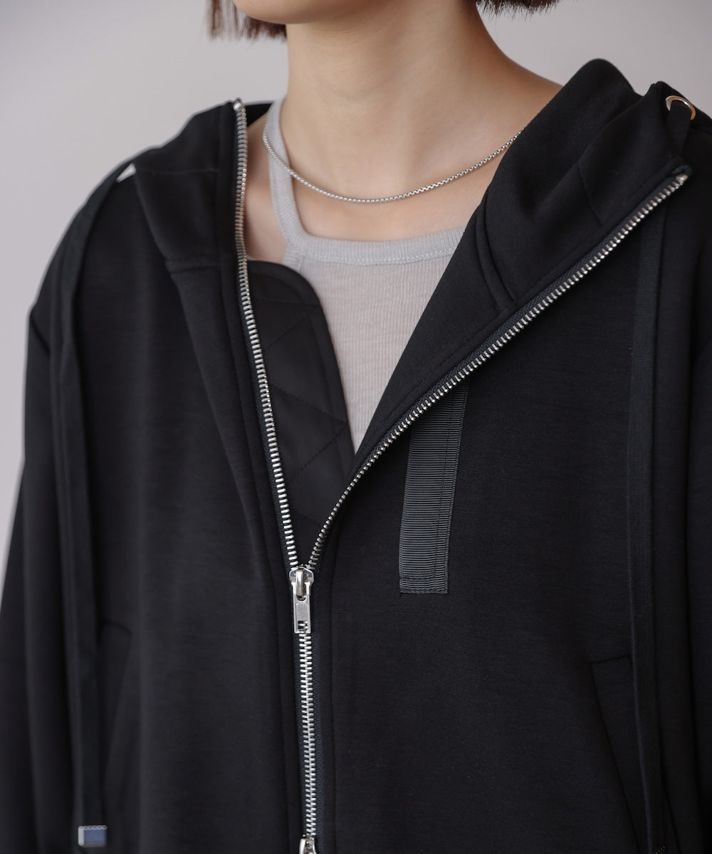 ダンボールレイヤードパーカー