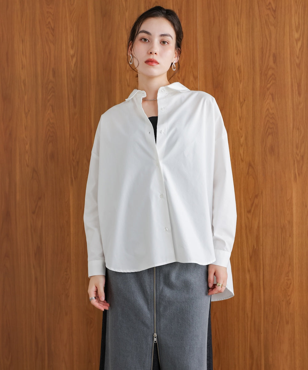 TCバックギャザーヨークブラウス