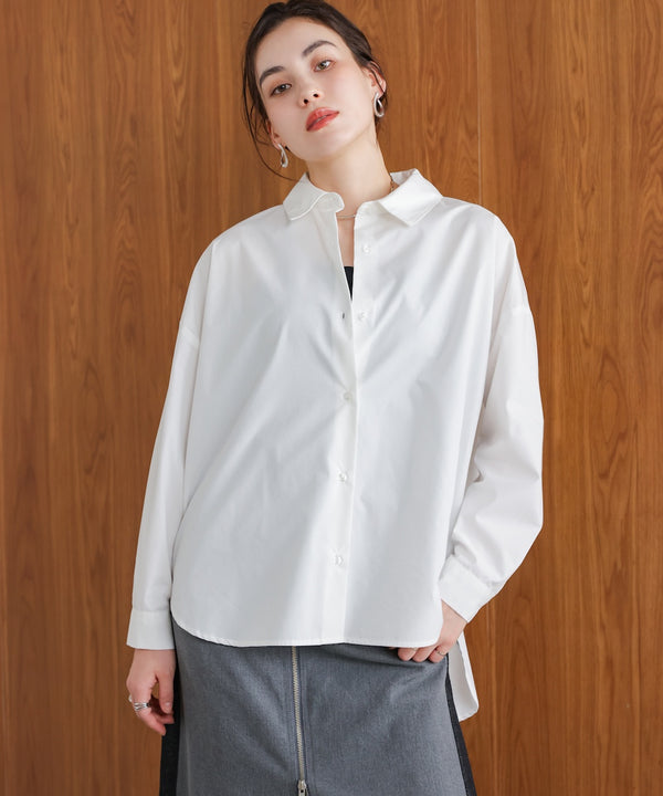 TCバックギャザーヨークブラウス