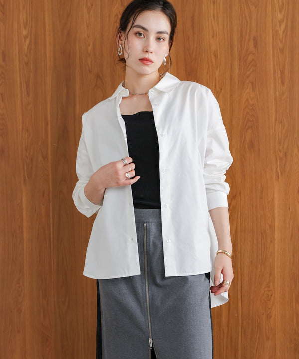 TCバックギャザーヨークブラウス