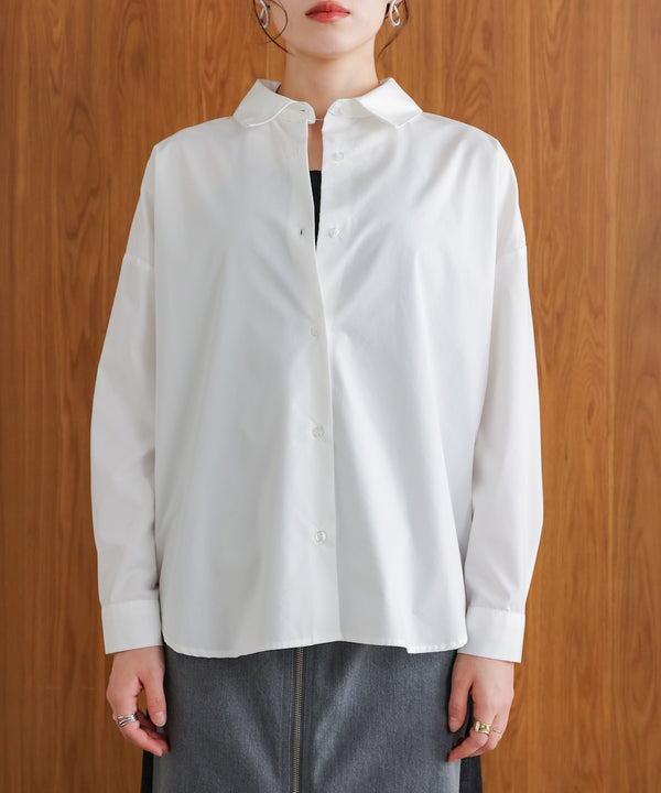 TCバックギャザーヨークブラウス