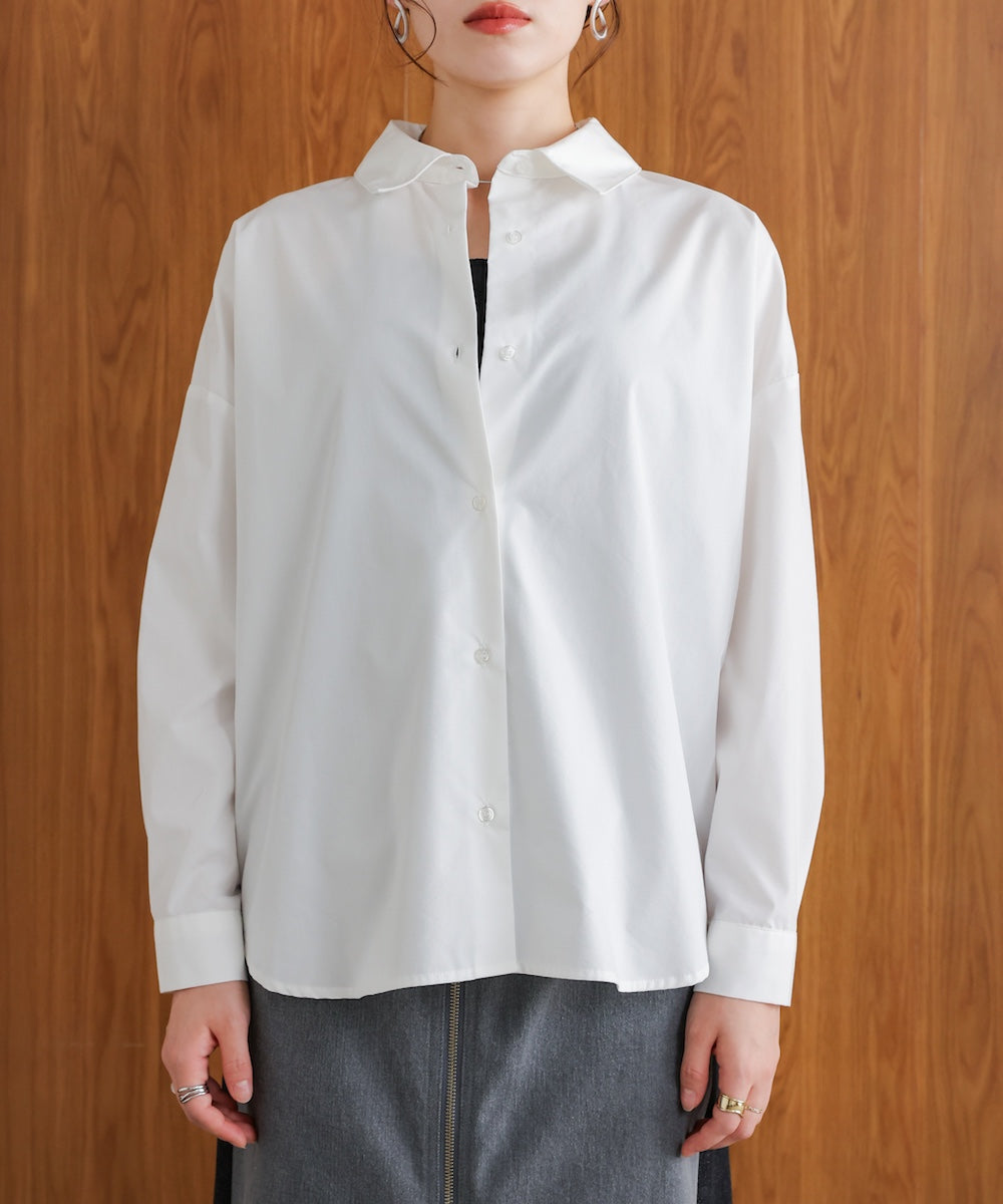 TCバックギャザーヨークブラウス