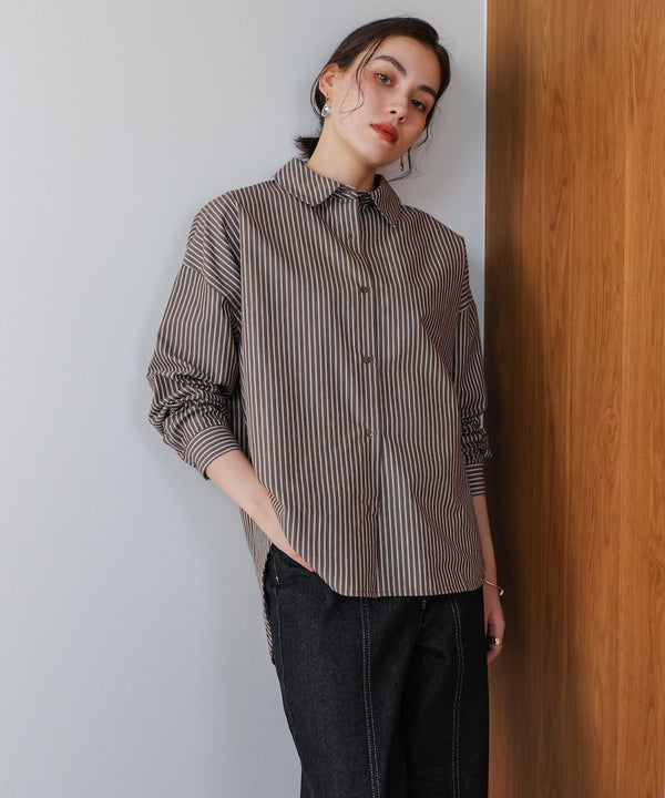 TCバックギャザーヨークブラウス