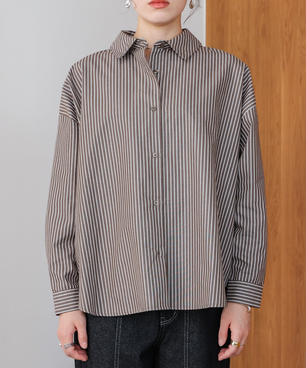 TCバックギャザーヨークブラウス