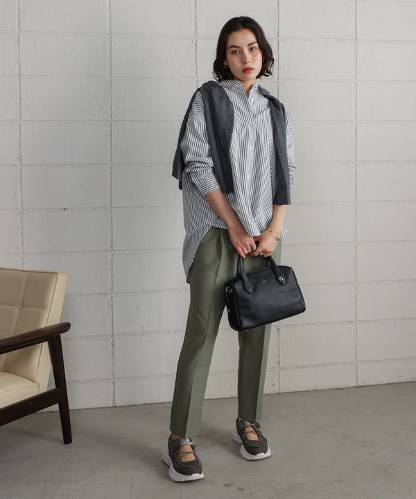 TCバックギャザーヨークブラウス