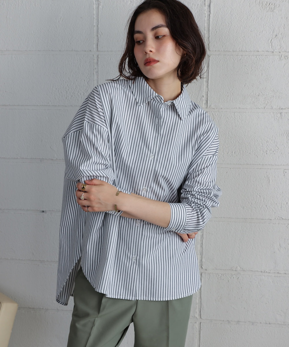 TCバックギャザーヨークブラウス