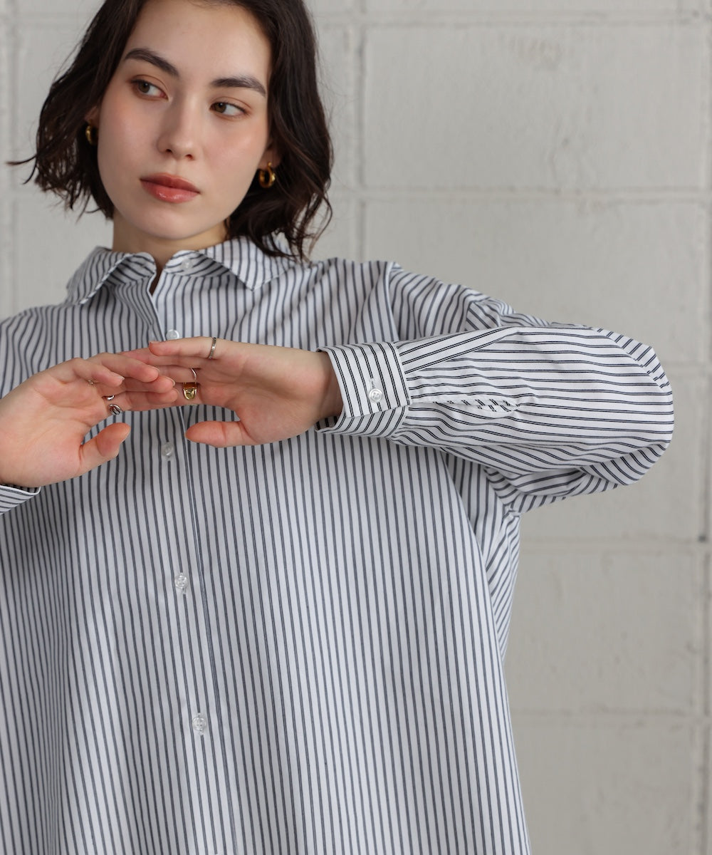 TCバックギャザーヨークブラウス