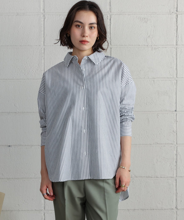 TCバックギャザーヨークブラウス