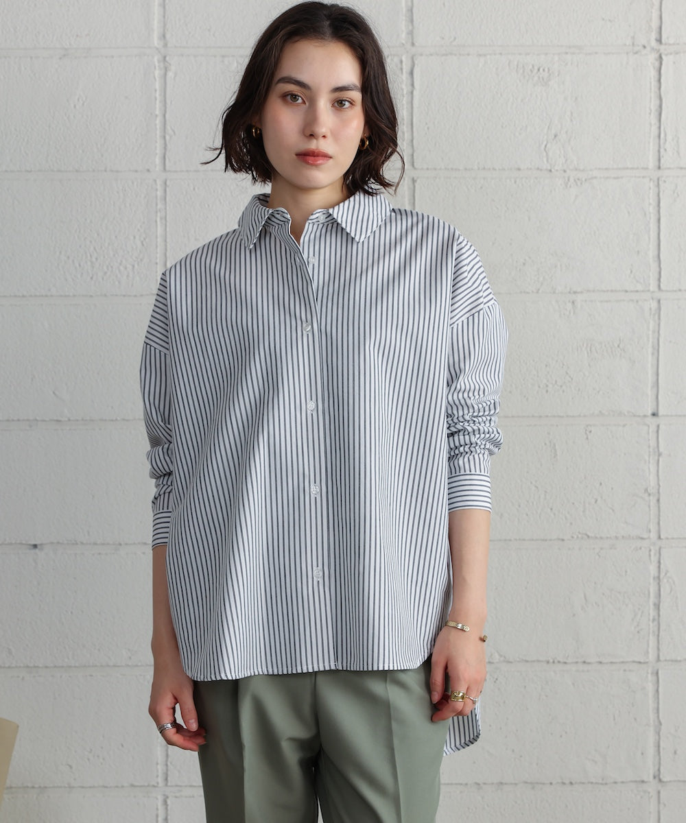 TCバックギャザーヨークブラウス