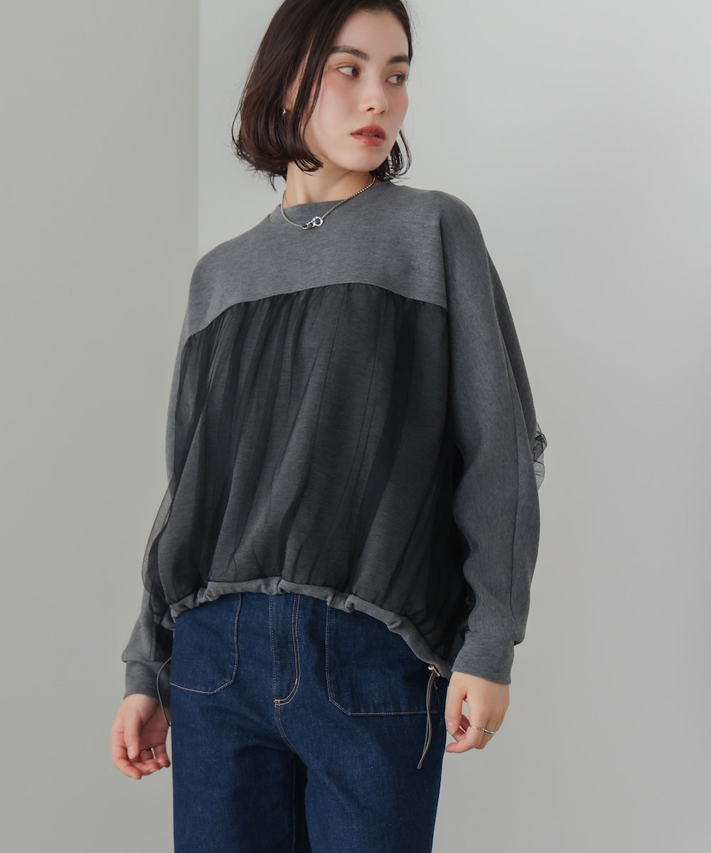 パウンドストレッチチュールプルオーバー