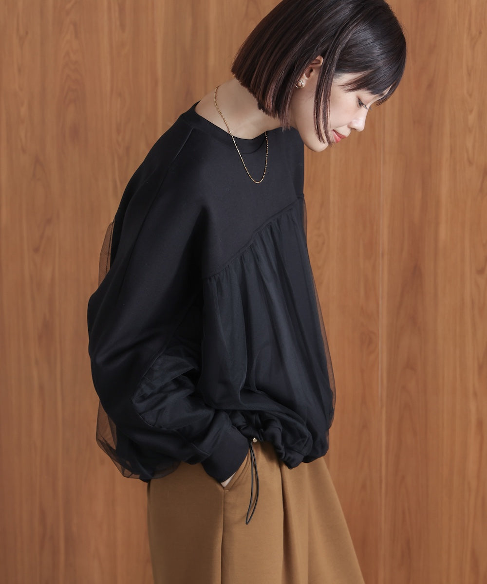 パウンドストレッチチュールプルオーバー