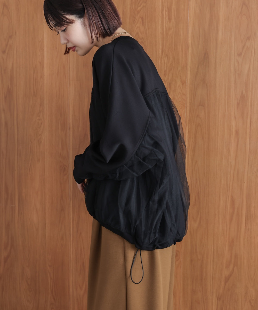 パウンドストレッチチュールプルオーバー