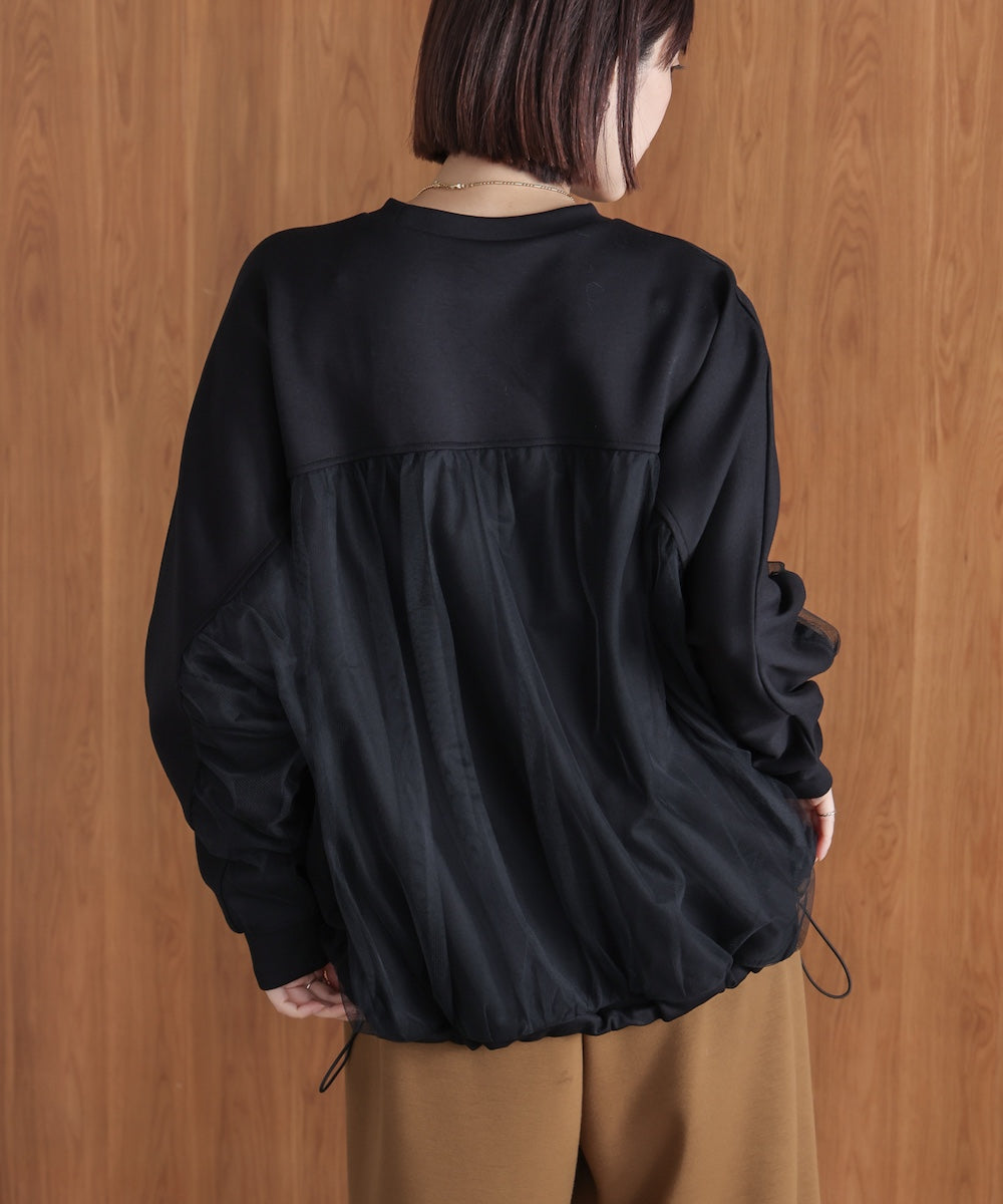 パウンドストレッチチュールプルオーバー