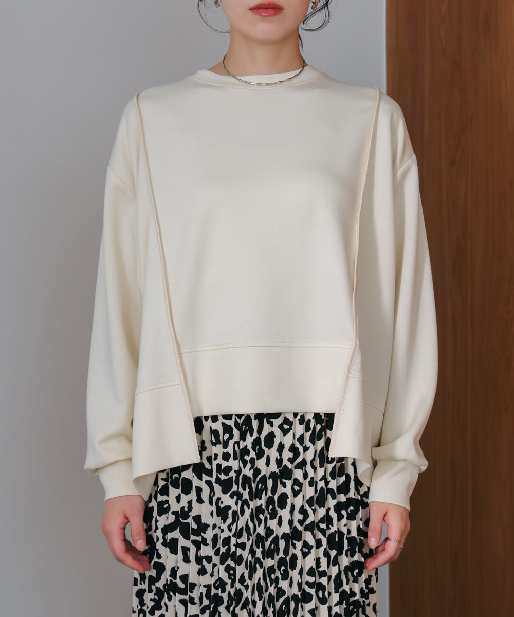 パウンドストレッチバックZipプルオーバー