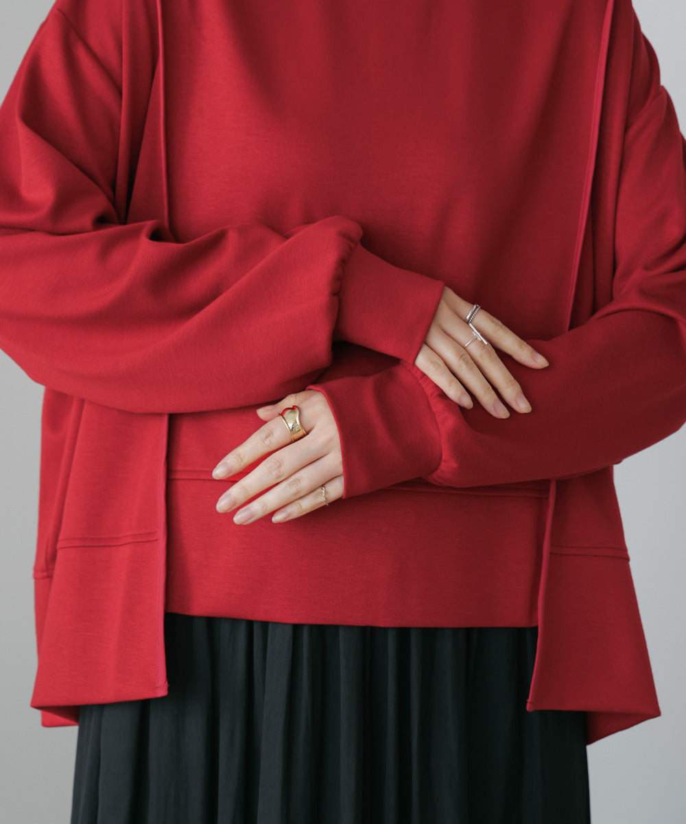 パウンドストレッチバックZipプルオーバー