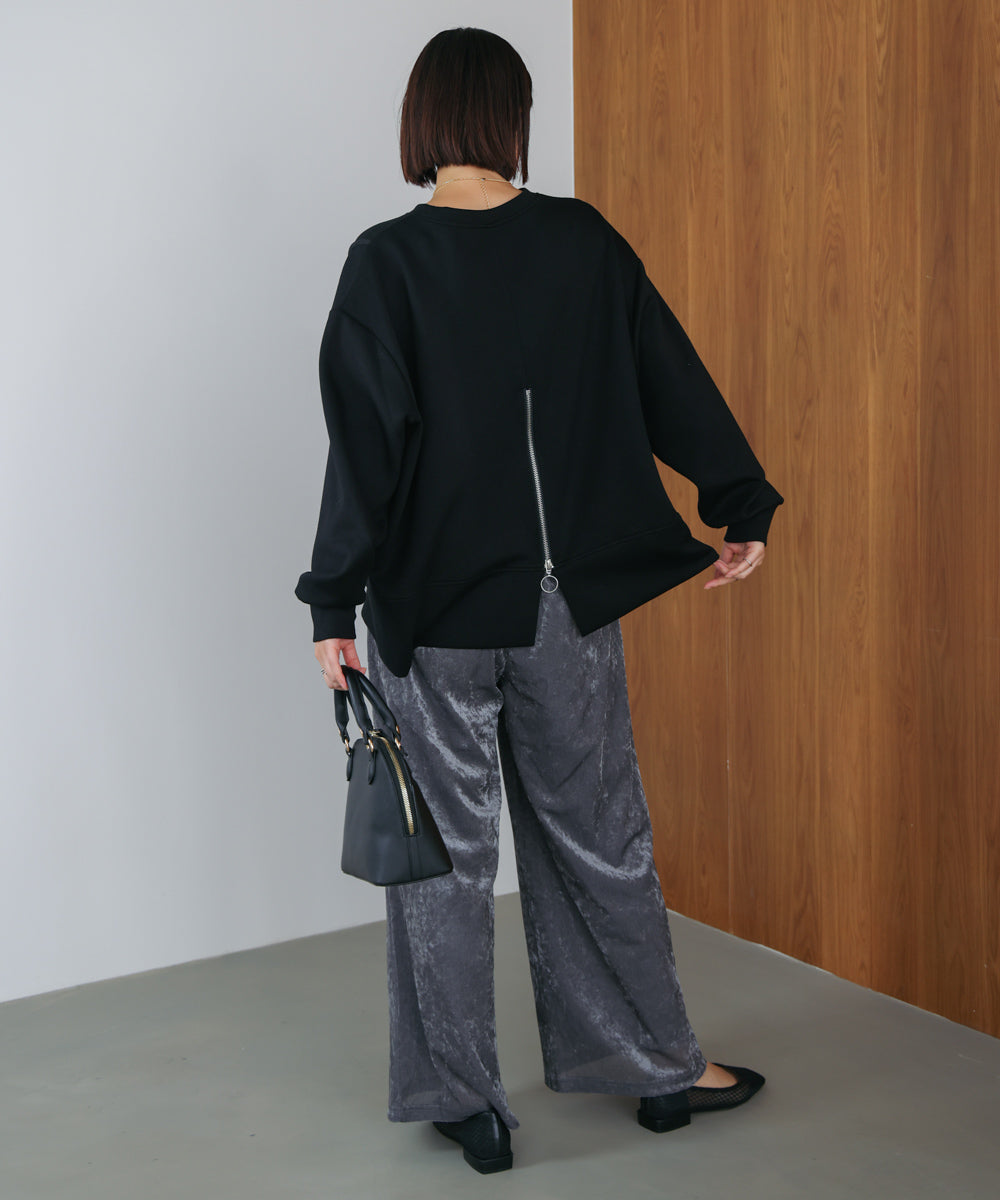 パウンドストレッチバックZipプルオーバー