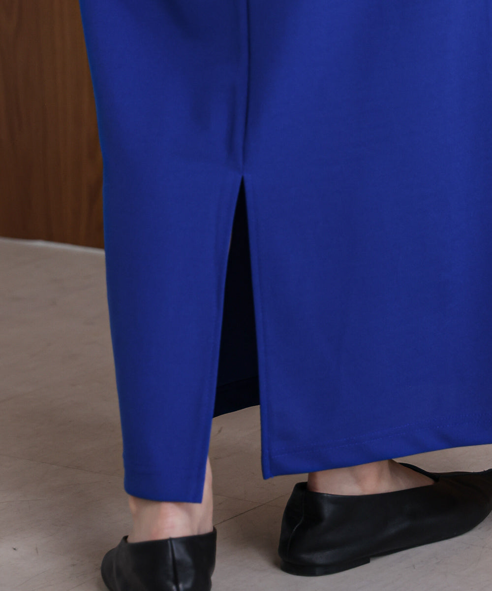 カットジョーゼットサイドラインスカート