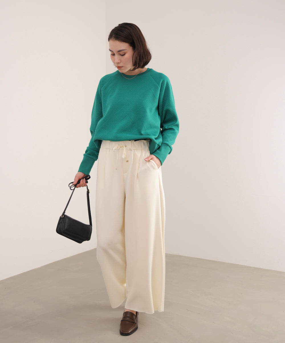 パウンドストレッチセミワイドパンツ