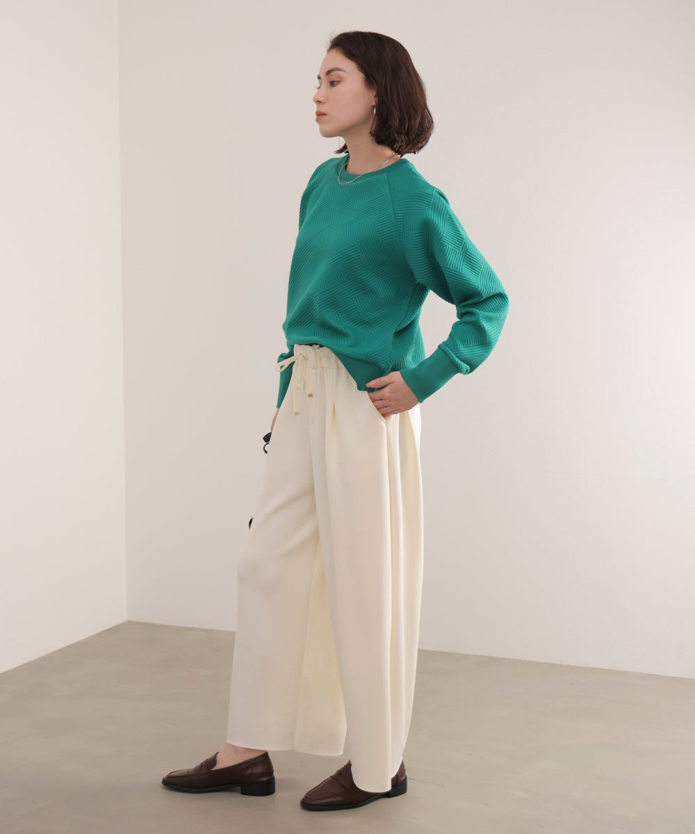 パウンドストレッチセミワイドパンツ