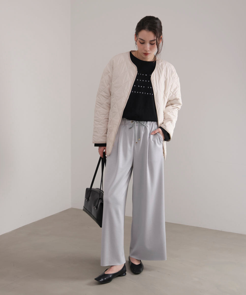 パウンドストレッチセミワイドパンツ