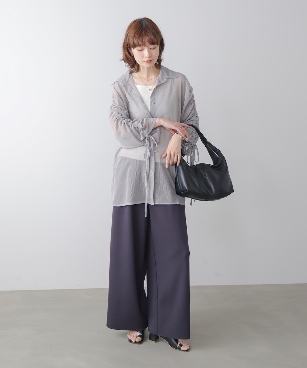 パウンドストレッチセミワイドパンツ