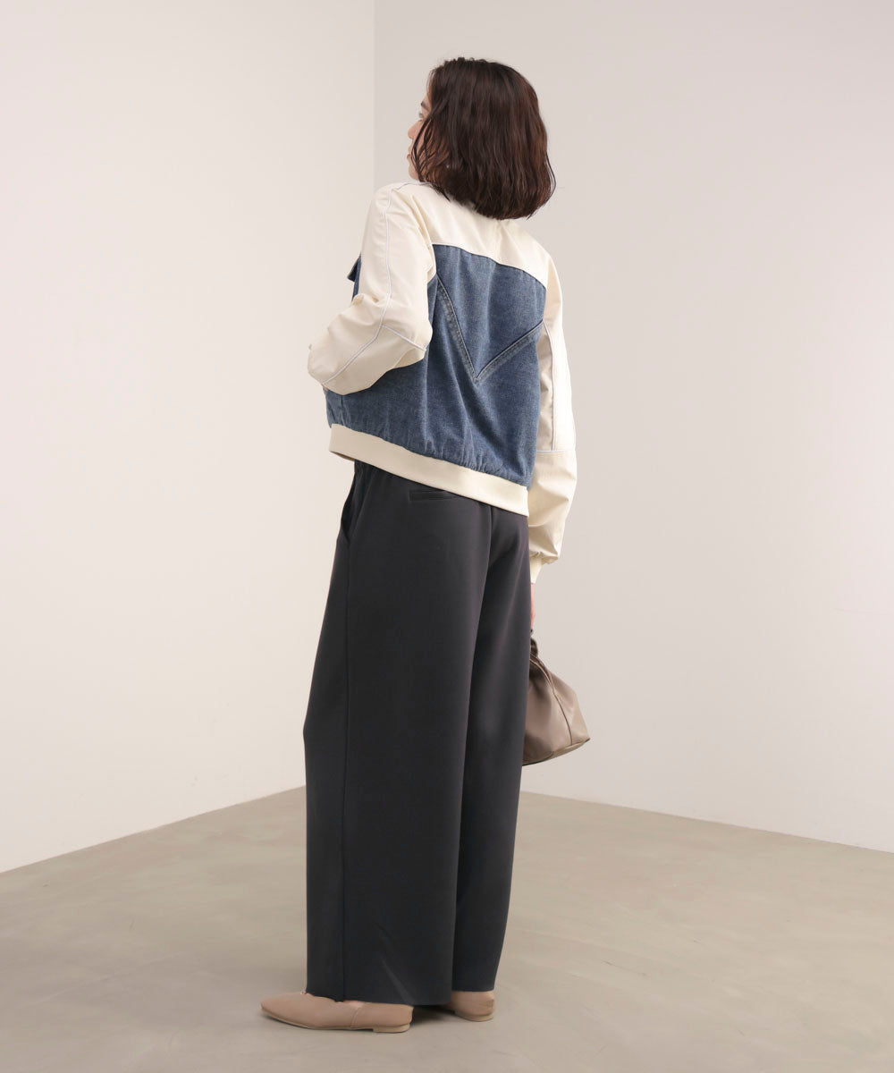 パウンドストレッチセミワイドパンツ