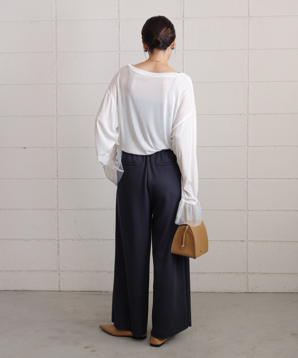 パウンドストレッチセミワイドパンツ