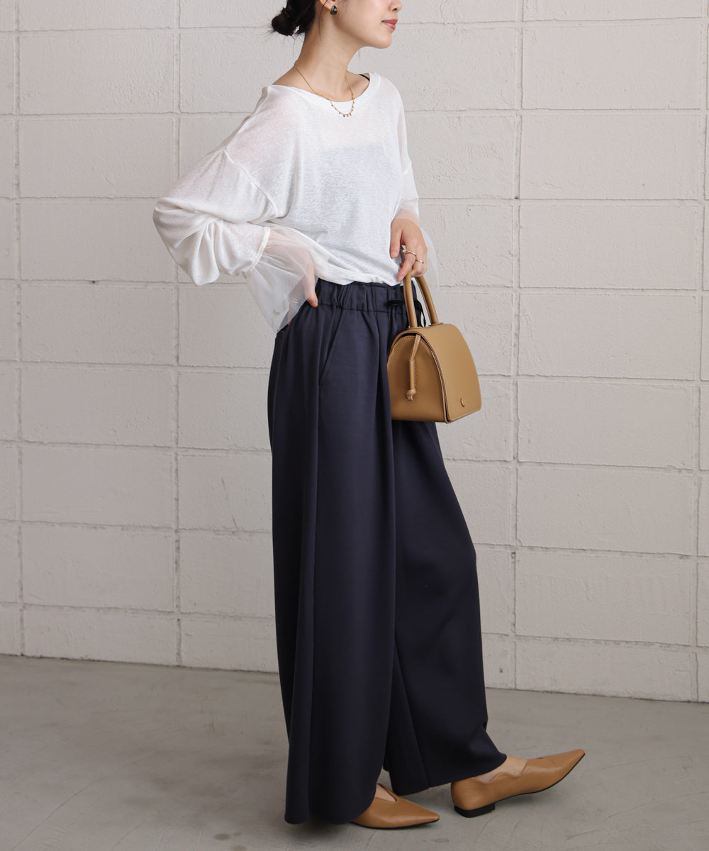 パウンドストレッチセミワイドパンツ