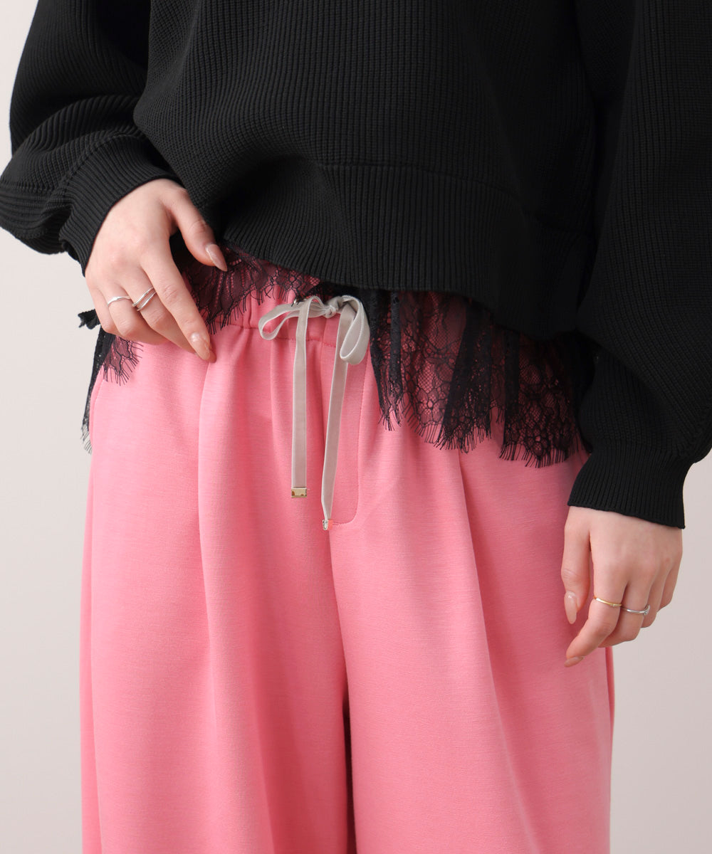 パウンドストレッチセミワイドパンツ