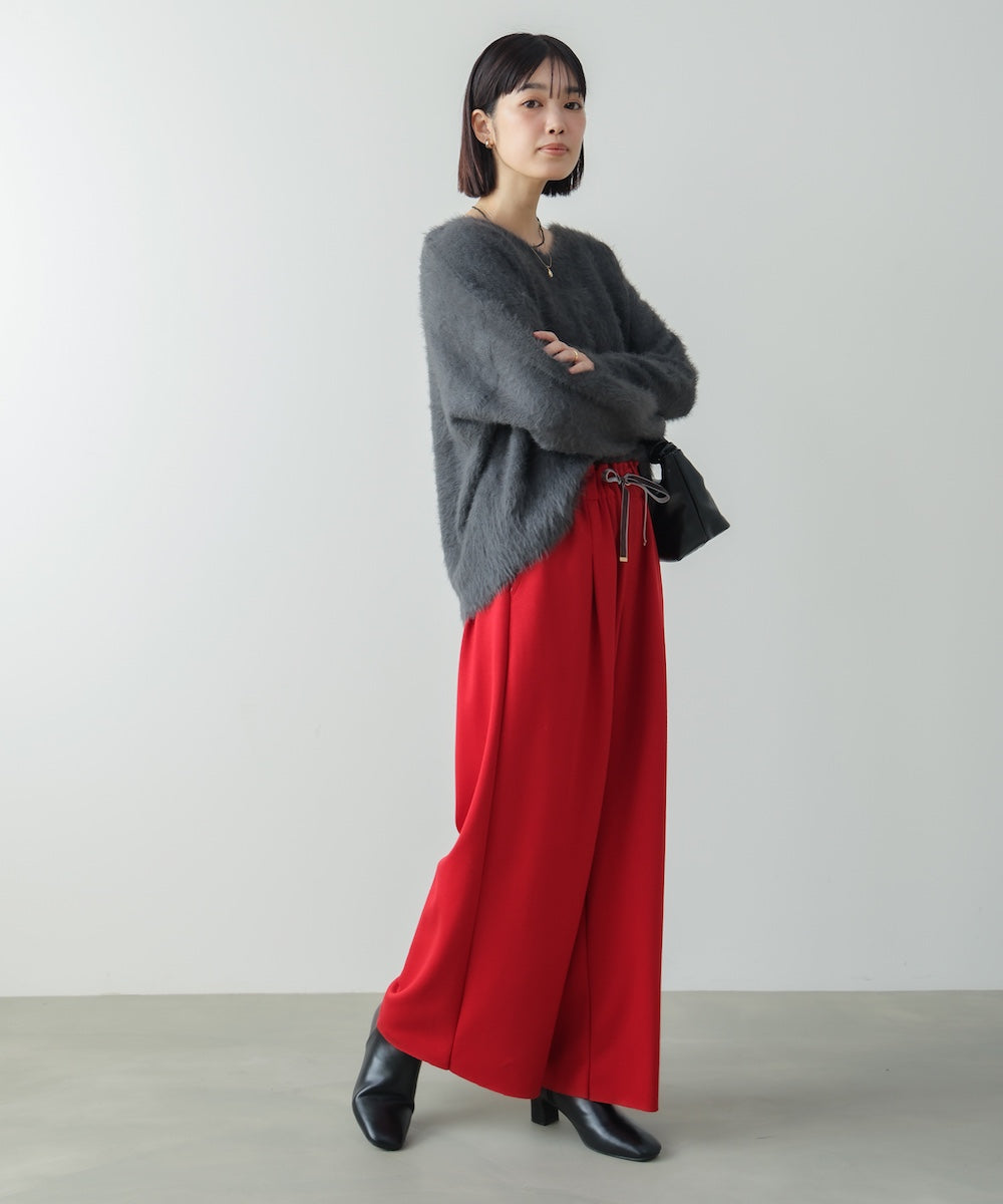 パウンドストレッチセミワイドパンツ