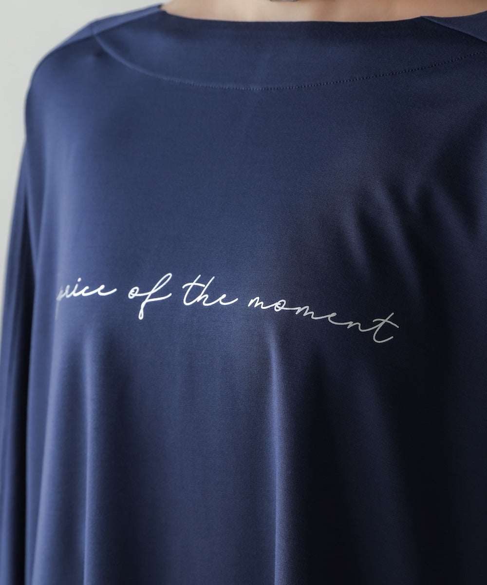 異素材ヘムドルマンプルオーバー