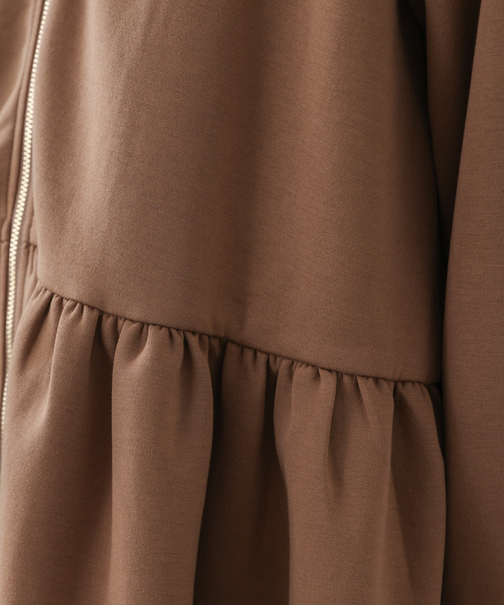 【WEB限定】ペプラムフレアパーカー