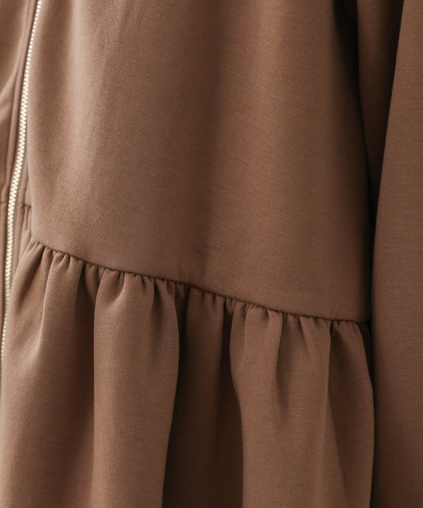 【WEB限定】ペプラムフレアパーカー