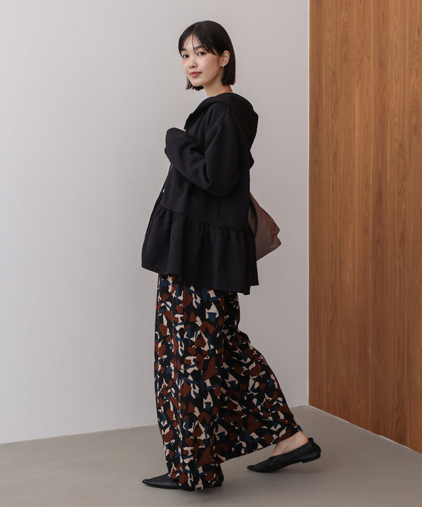 【WEB限定】ペプラムフレアパーカー