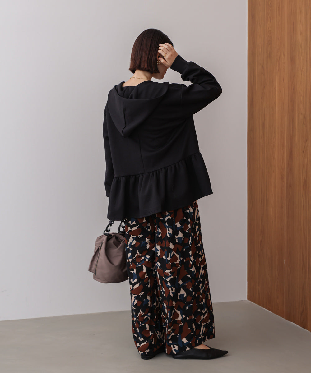 【WEB限定】ペプラムフレアパーカー