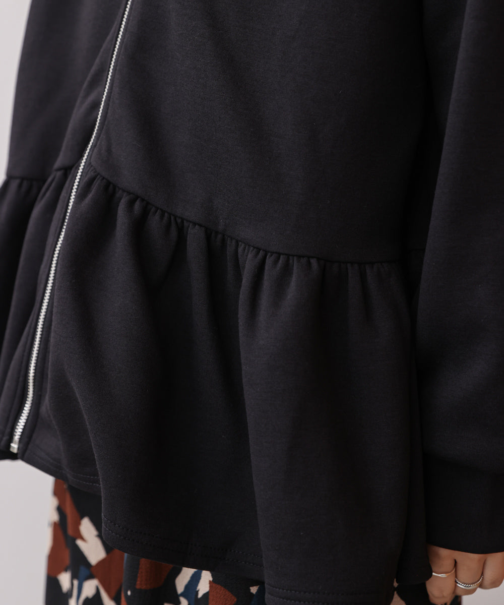 【WEB限定】ペプラムフレアパーカー