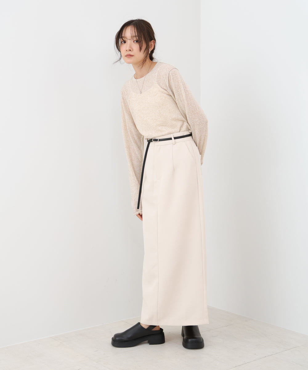 ツイルタイトロングスカート